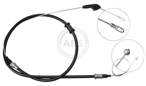 A.B.S. Ντίζα, φρένο ακινητοποίησης K12128 A.B.S. K12128 Ντίζα χειροφρένου Opel Vectra A γνήσια τιμες