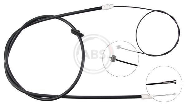 A.B.S. Cabo de aço, travão de estacionamento K12141 A.B.S. K12141 Cabo de aço travão de estacionamento Sprinter 3-t Camião de plataforma / Chassis (910) baratos