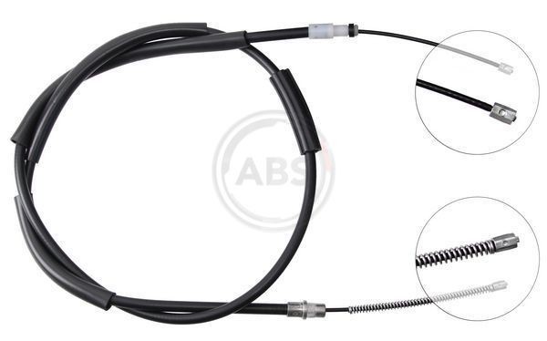 A.B.S. Ντίζα, φρένο ακινητοποίησης K12167 A.B.S. K12167 γνήσια Ντίζα χειροφρένου 306 Van / Hatchback κόστος