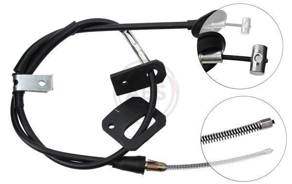 A.B.S. Ντίζα, φρένο ακινητοποίησης K12617 A.B.S. K12617 Ντίζα χειροφρένου CITROЁN SAXO κόστος