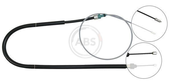 A.B.S. Håndbremsekabel K12976 Bremsekabel A.B.S. AX K12976 billig