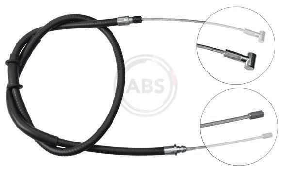 A.B.S. Håndbremsekabel K13286 Parkeringsbremse A.B.S. Peugeot 306 K13286