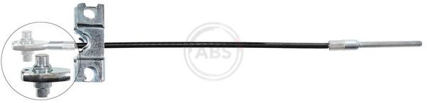 Ντίζα, φρένο ακινητοποίησης A.B.S. K13611 A.B.S. K13611 Ντίζα χειροφρένου ALFA ROMEO 166 2001