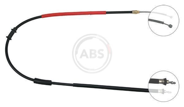 A.B.S. Tautrekk, håndbremse K14337 Bremsewire A.B.S. Lancia ZETA K14337