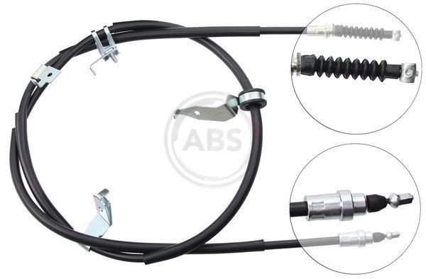 A.B.S. Tautrekk, håndbremse K15327 A.B.S. K15327 Bremsewire Skoda 130 originale