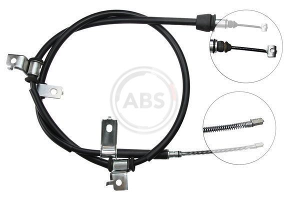 Ντίζα, φρένο ακινητοποίησης A.B.S. K15357 A.B.S. K15357 Ντίζα φρένου Hyundai GETZ 2004