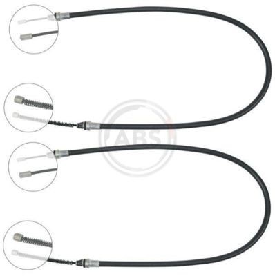A.B.S. Hand brake cable K16626 A.B.S. K16626 genuine Smart 450 Crossblade handbrake price