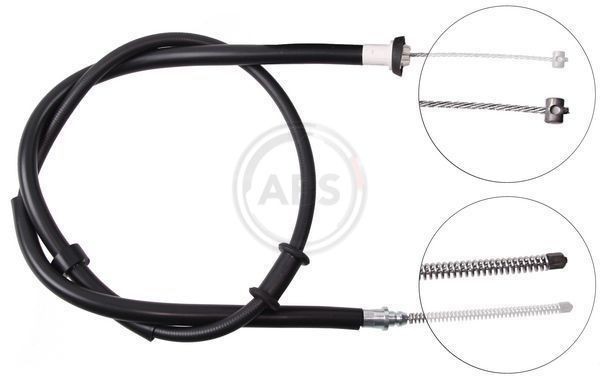 Tautrekk, håndbremse A.B.S. K16767 A.B.S. K16767: Håndbrekk Fiat 500 2008