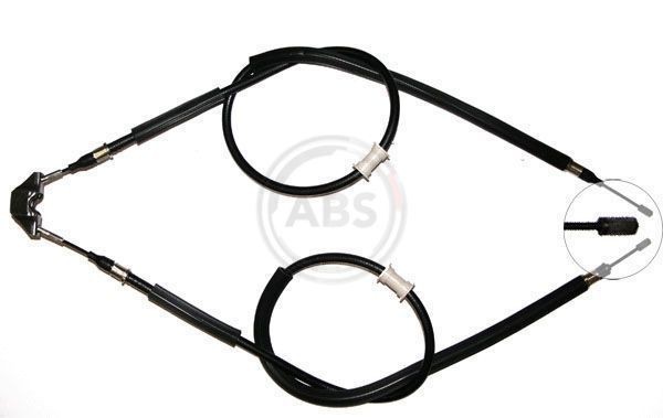 A.B.S. Tautrekk, håndbremse K16992 A.B.S. K16992 Bremsewire Opel Combo C Tour originale pris