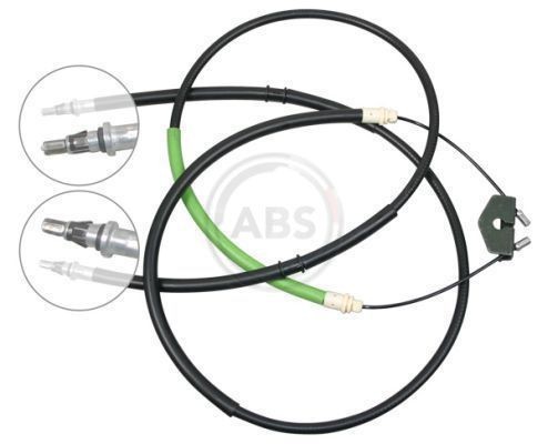 A.B.S. Ντίζα, φρένο ακινητοποίησης K17402 A.B.S. K17402 γνήσια Χειρόφρενο Mazda 121 DA κόστος