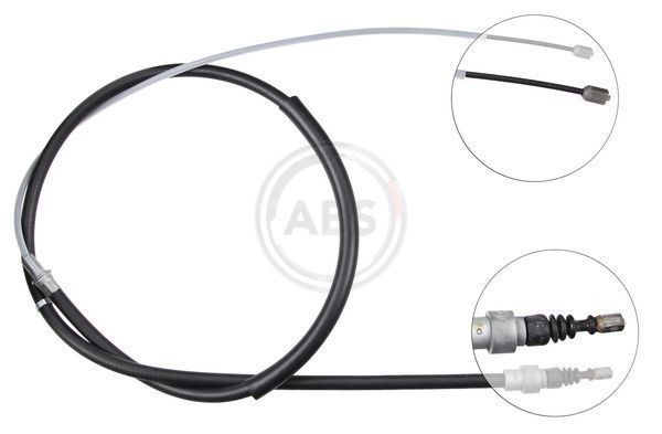 A.B.S. Trose, Stāvbremžu sistēma K18576 A.B.S. K18576 Rokas bremzes trose Audi TT 8N Roadster cena