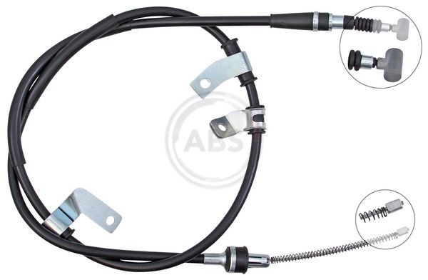 A.B.S. Hand brake cable K18848 MASERATI A.B.S. parking brake cable K18848