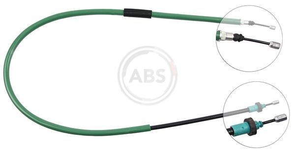 A.B.S. Hand brake cable K18938 A.B.S. K18938 Modus / Grand Modus (F, JP) handbrake rear and front price