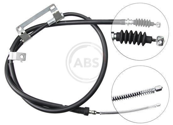A.B.S. Hand brake cable K19327 A.B.S. K19327 genuine Shuma II Saloon (FB) parking brake cable price