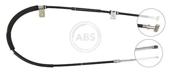 A.B.S. Żażné lanko parkovacej brzdy K19677 K19677 Lanko ručnej brzdy A.B.S. SUZUKI VITARA