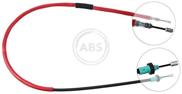 A.B.S. Cabo de aço, travão de estacionamento K19727 Cabo de aço travão de estacionamento A.B.S. 21 K19727 baratos