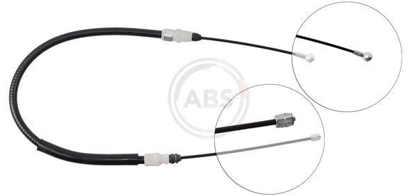 Tautrekk, håndbremse A.B.S. K19747 A.B.S. K19747: Bremsewire Peugeot 607 2004