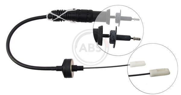 A.B.S. Koppelingskabel K26440 K26440 Koppelingskabel Volkswagen BEETLE A.B.S.