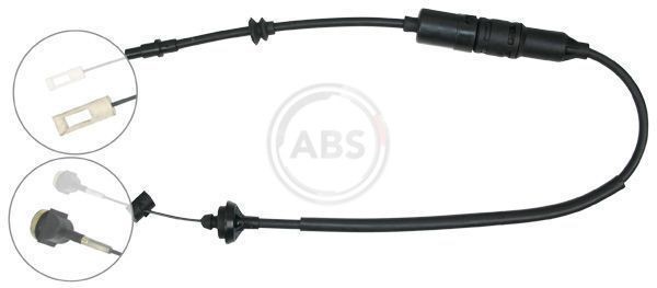 A.B.S. Lanko ovládania spojky K26760 Spojkové lanko A.B.S. Seat TOLEDO K26760