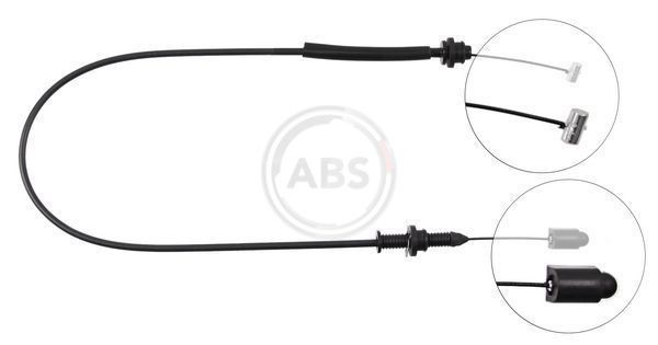 A.B.S. Throttle cable K37240 A.B.S. K37240 RENAULT Megane I Box Body / Hatchback (SA0/1_) accelerator cable replacement