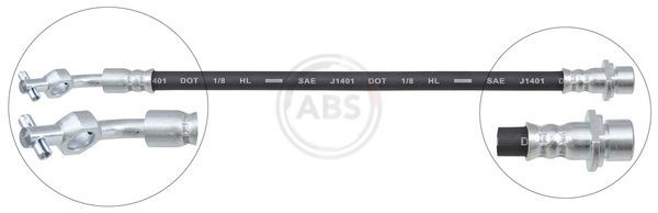 A.B.S. Flexible de frein SL 5807 SL 5807 Flexibles de frein TOYOTA LAND CRUISER A.B.S.
