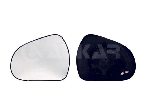 Mirror Glass, outside mirror ALKAR 6431284 ALKAR 6431284 Peugeot 207 2025 Side mirror glass price