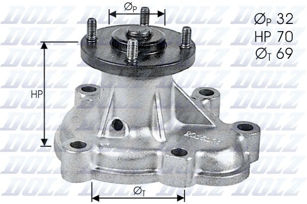 DOLZ Water pump O131 DOLZ O131 genuine Astravan Mk3 (F) (T92) coolant pump price