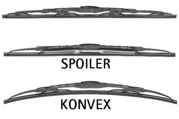 Tergicristalli BERU WB3 0710000003 BERU WB3 Spazzole tergicristallo anteriore e posteriore Chevrolet KALOS 2007