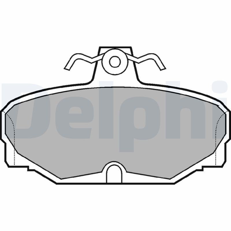 DELPHI Plaquettes de frein LP507 DELPHI LP507 Plaquettes de frein Ford Sierra MK1 à un prix avantageux