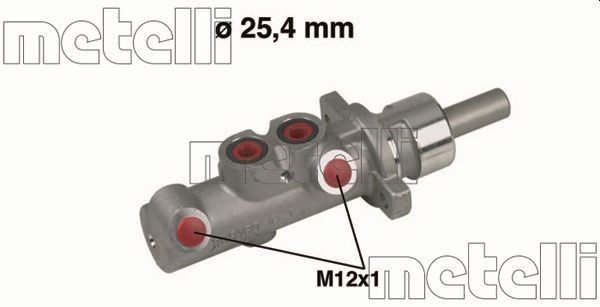 Jarrupääsylinteri METELLI 05-0314 FORD MONDEO 2015 Jarrupääsylinteri METELLI 05-0314