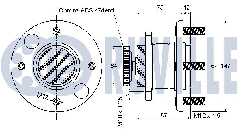 RUVILLE Vibrationsdämpare, kuggrem 55498 55498 RUVILLE vibrationsdämpare, kuggrem VW BORA