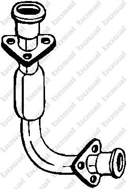 BOSAL Udstødningsrør 735-353 Udstødningsrør BOSAL FREELANDER 735-353 billig