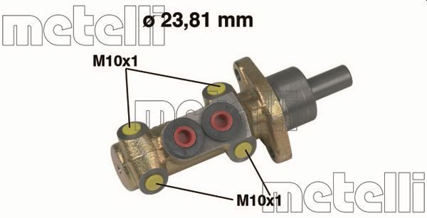 Hovedbremsesylinder METELLI 05-0418 METELLI 05-0418 Hovedsylinder Renault SCÉNIC 2024