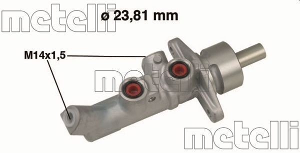 METELLI Huvudbromscylinder 05-0648 METELLI 05-0648 Huvudbromscylinder TOYOTA Prius C Hatchback