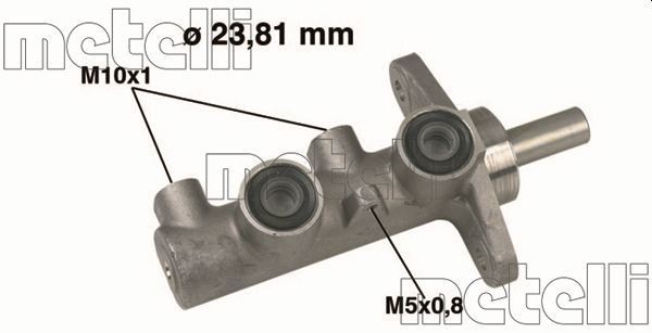 METELLI Κεντρική αντλία φρένων 05-0330 METELLI 05-0330 Αντλια φρενων Honda CRV RD τιμες