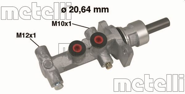 METELLI Cilindro maestro del freno 05-0553 METELLI 05-0553 Pompa freno OPEL Vivaro A Camion pianale / Telaio (X83) originale prezzo