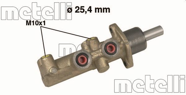 METELLI Κεντρική αντλία φρένων 05-0481 METELLI 05-0481 γνήσια Αντλια φρενων Boxer Microbus (244) κόστος