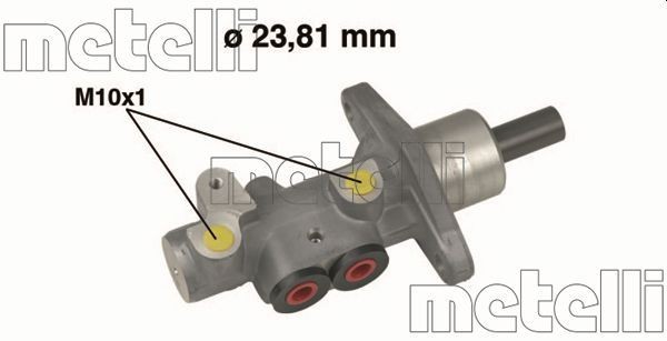 METELLI Κεντρική αντλία φρένων 05-0490 Αντλια φρενων METELLI TRANSPORTER 05-0490 φθηνά