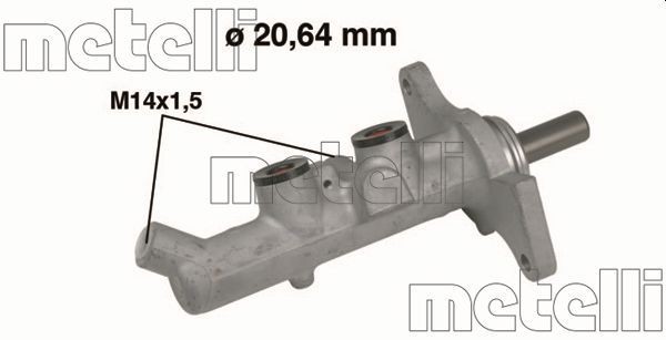 METELLI Peapiduri silinder 05-0593 METELLI 05-0593 Piduri peasilinder Toyota Corolla NRE180 hind