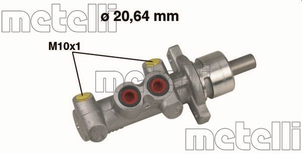 Maître-cylindre de frein METELLI 05-0396 METELLI 05-0396 Maître-cylindre SUZUKI IGNIS 2004