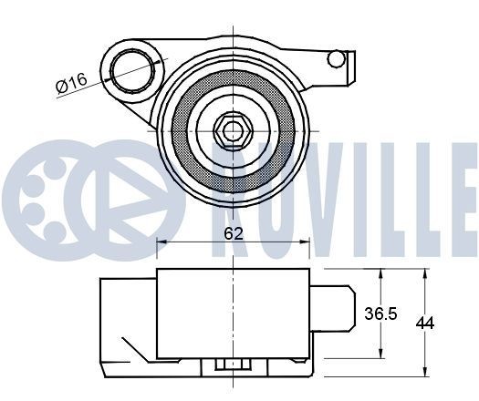 RUVILLE Raidetangon pää 915310 915310 RUVILLE Raidetangon pää MERCEDES-BENZ T2