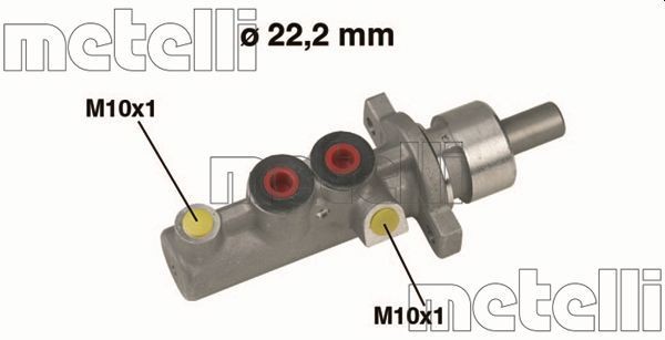 METELLI Hauptbremszylinder 05-0348 05-0348 Tandembremszylinder MITSUBISHI L 400 METELLI kaufen