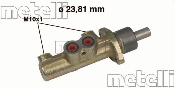 METELLI Peapiduri silinder 05-0411 Piduri peasilinder Peugeot 224 05-0411 METELLI