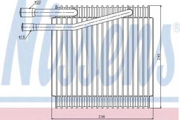 NISSENS Výparník klimatizácie 92279 NISSENS 92279 originálne Výparník klimatizácie Jeep Grand Cherokee WJ cena