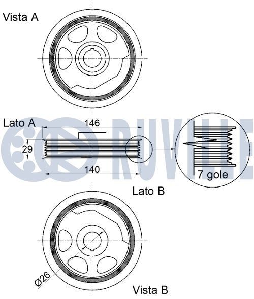 RUVILLE Venttiilinnostin 265705 265705 RUVILLE Hydraulinen venttiilinnostin AUDI COUPE