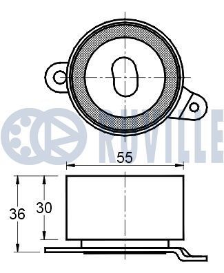 RUVILLE Spennarm, vifterem 55159 Spennarm RUVILLE KORANDO 55159 billige