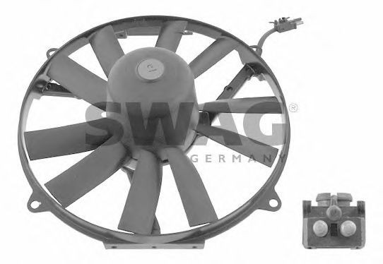 SWAG Ventilateur, condenseur de climatisation 10 91 8931 10 91 8931 Moto ventilateur de condenseur de climatisation OPEL TIGRA SWAG