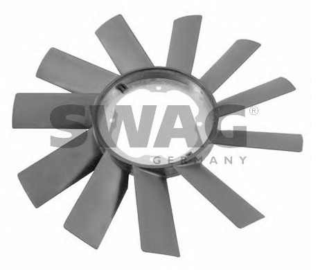 SWAG Fan Wheel, engine cooling 20 92 2062 BMW 5 Series SWAG fan wheel, engine cooling 20922062
