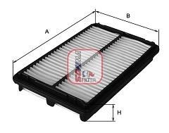 SOFIMA Luchtfilter S 6212 A SOFIMA Luchtfilter van de motor HYUNDAI S 6212 A