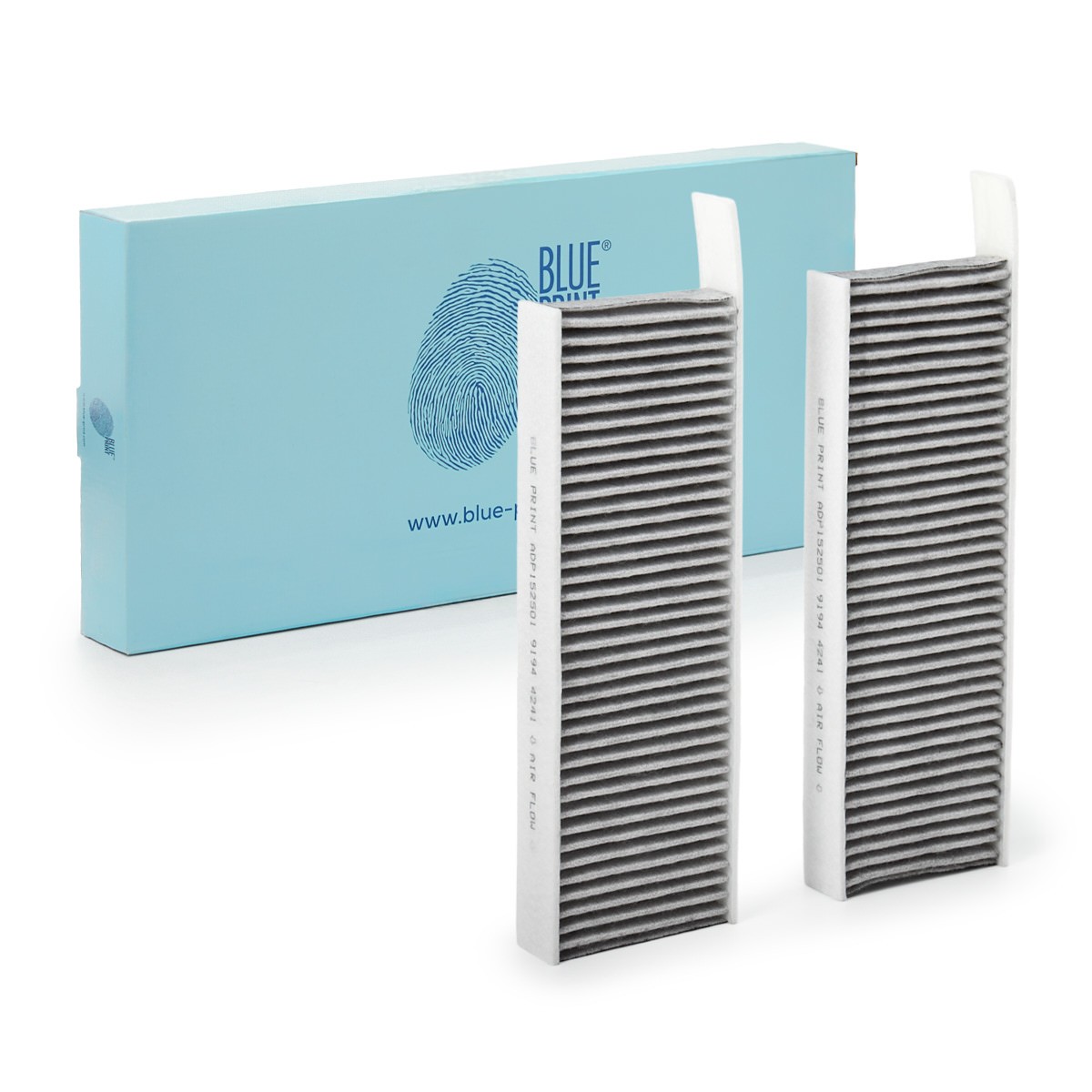 Kit filtro, aria abitacolo BLUE PRINT ADP152501 BLUE PRINT ADP152501 Filtro antipolline carbone attivo e biofunzionale Peugeot 5008 2014